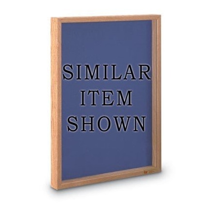 United Visual Products Drop-In Shadowbox, 24"x36", Cherry/Cloud UVSB2436-CHERRY-CLOUD